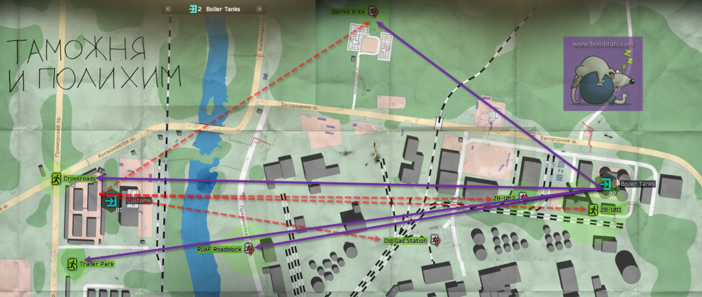 Die Karten für EFT/ EFT Maps